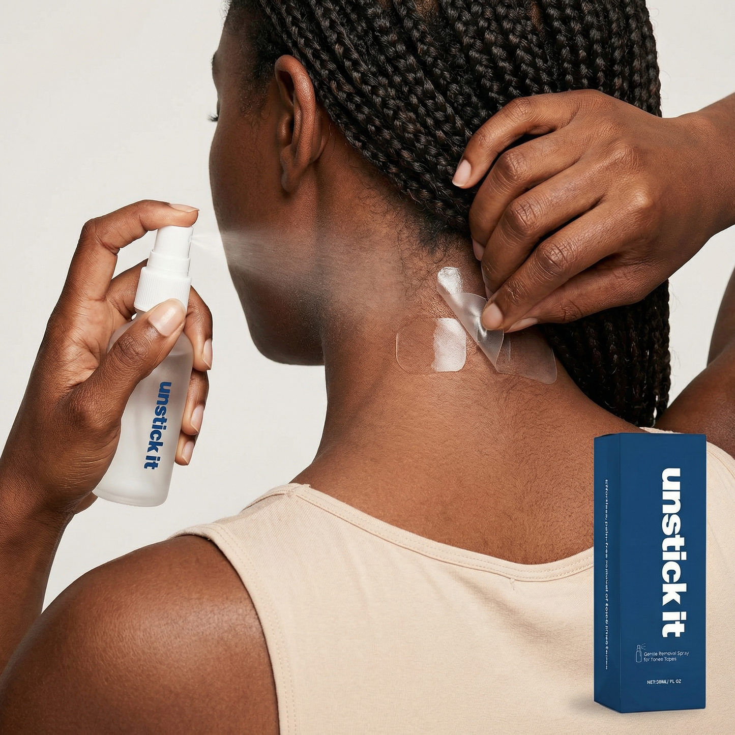 ספריי להסרת המדבקות