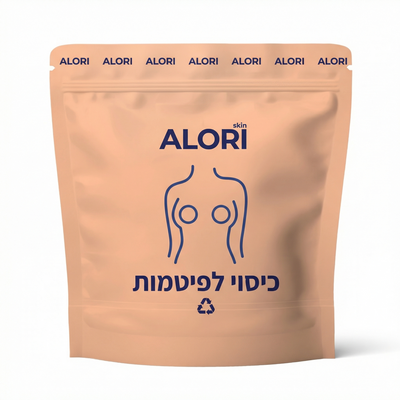 מדבקות סיליקון לחזה